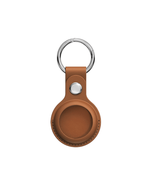 Saddle Leather Keychain for AirTag